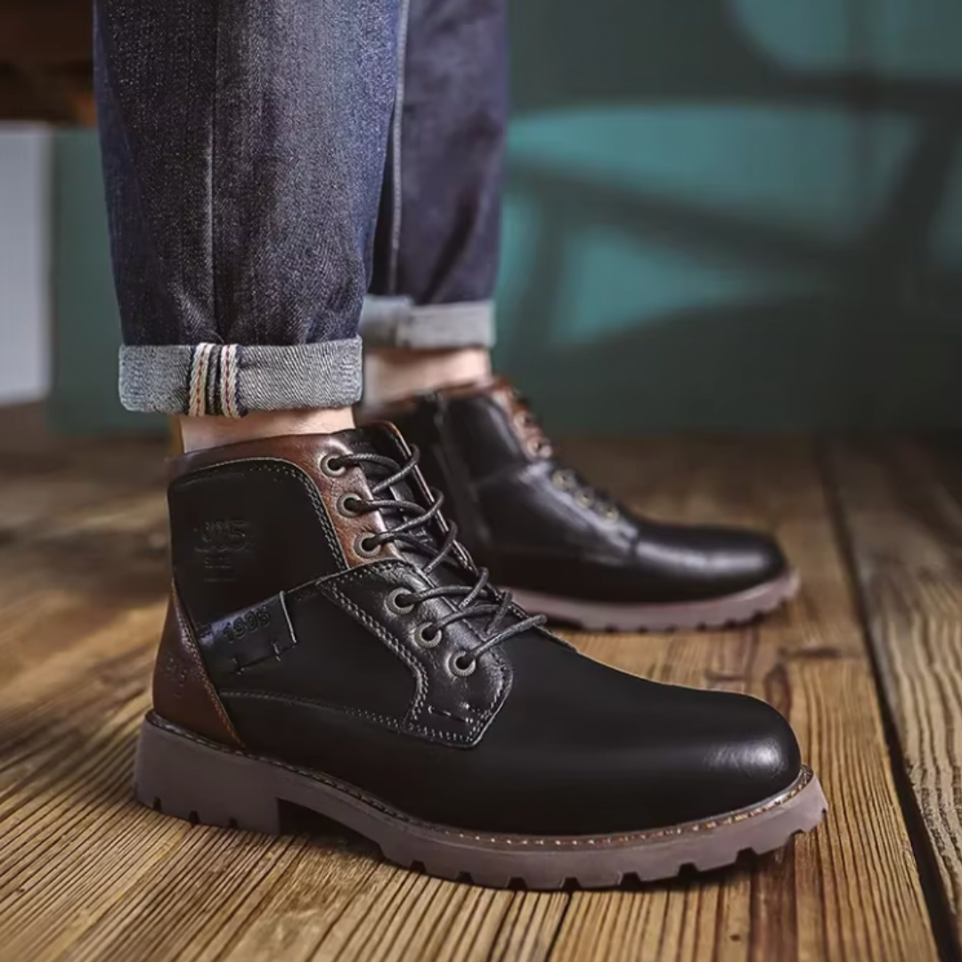 Aaron | Botas de cuero vintage