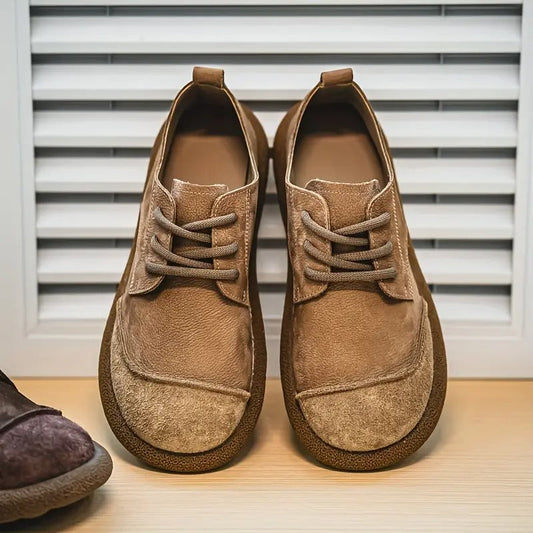 Santiago | Zapatos ortopédicos de piel vegana de vacuno⏐Edición Premium