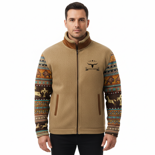 FrostRebel | Chaqueta elegante de forro polar con forro térmico