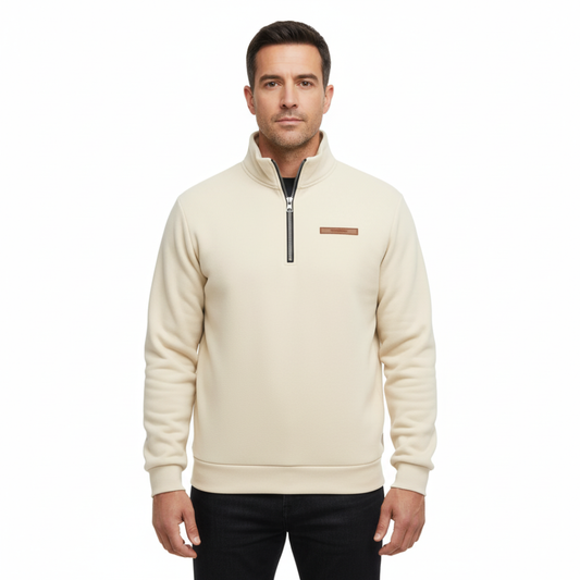 Jersey informal de felpa para hombre