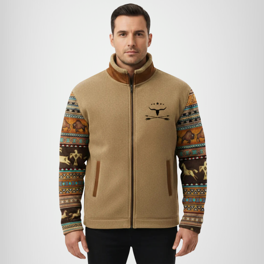 FrostRebel | Chaqueta elegante de forro polar con forro térmico