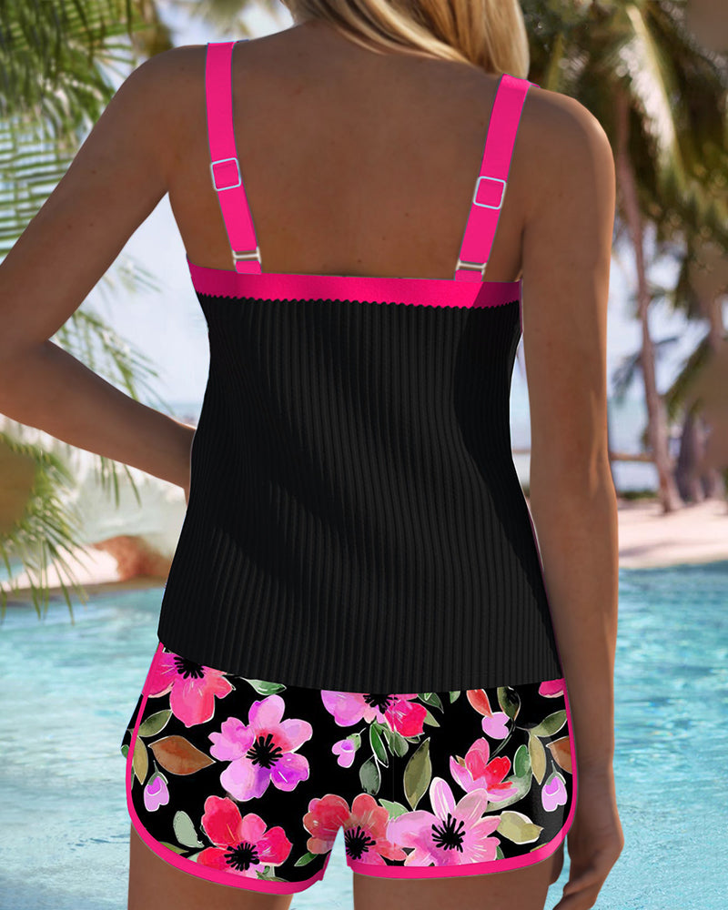Miriam | Conjunto de tankini elegante de dos piezas
