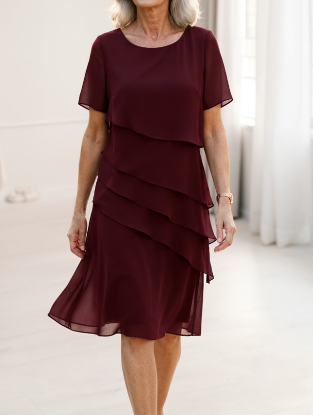 Julieta – Vestido elegante y vaporoso con volantes