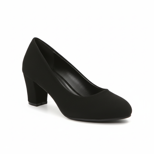 Laura – Zapatos de tacón con puntera ancha y tacón estable para una comodidad sin dolor.