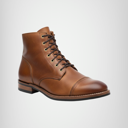Bronx | Botas de piel robustas para hombre