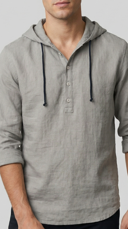 Daniel | Camisa tipo polo con capucha