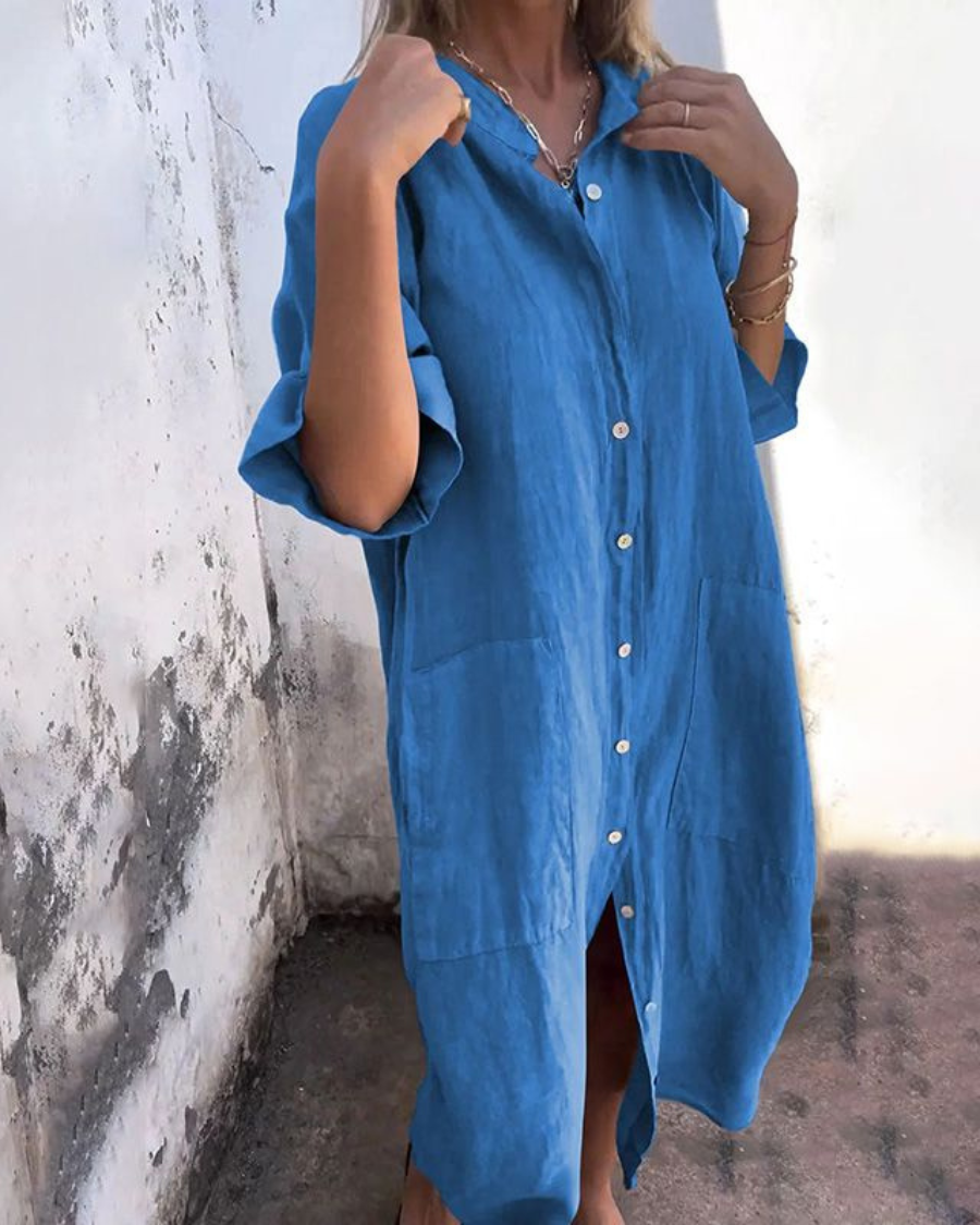 Noa | Vestido Oversize de Botones