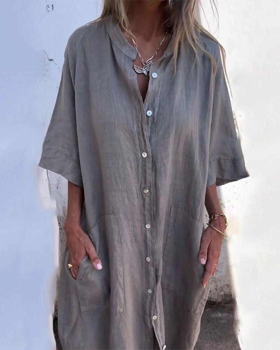 Noa | Vestido Oversize de Botones