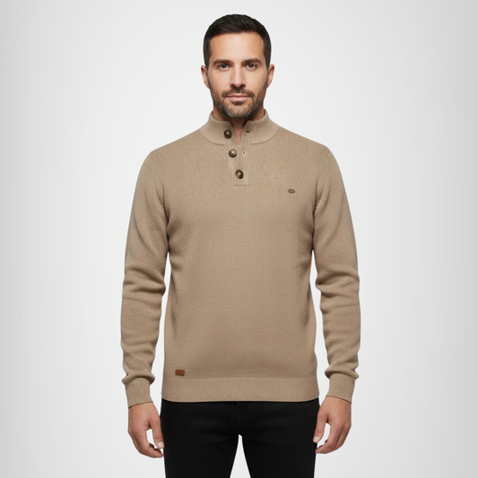 Javier | Elegante jersey de hombre con diseño de botones