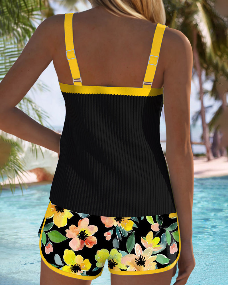 Miriam | Conjunto de tankini elegante de dos piezas