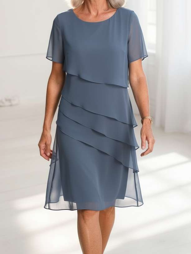 Julieta – Vestido elegante y vaporoso con volantes