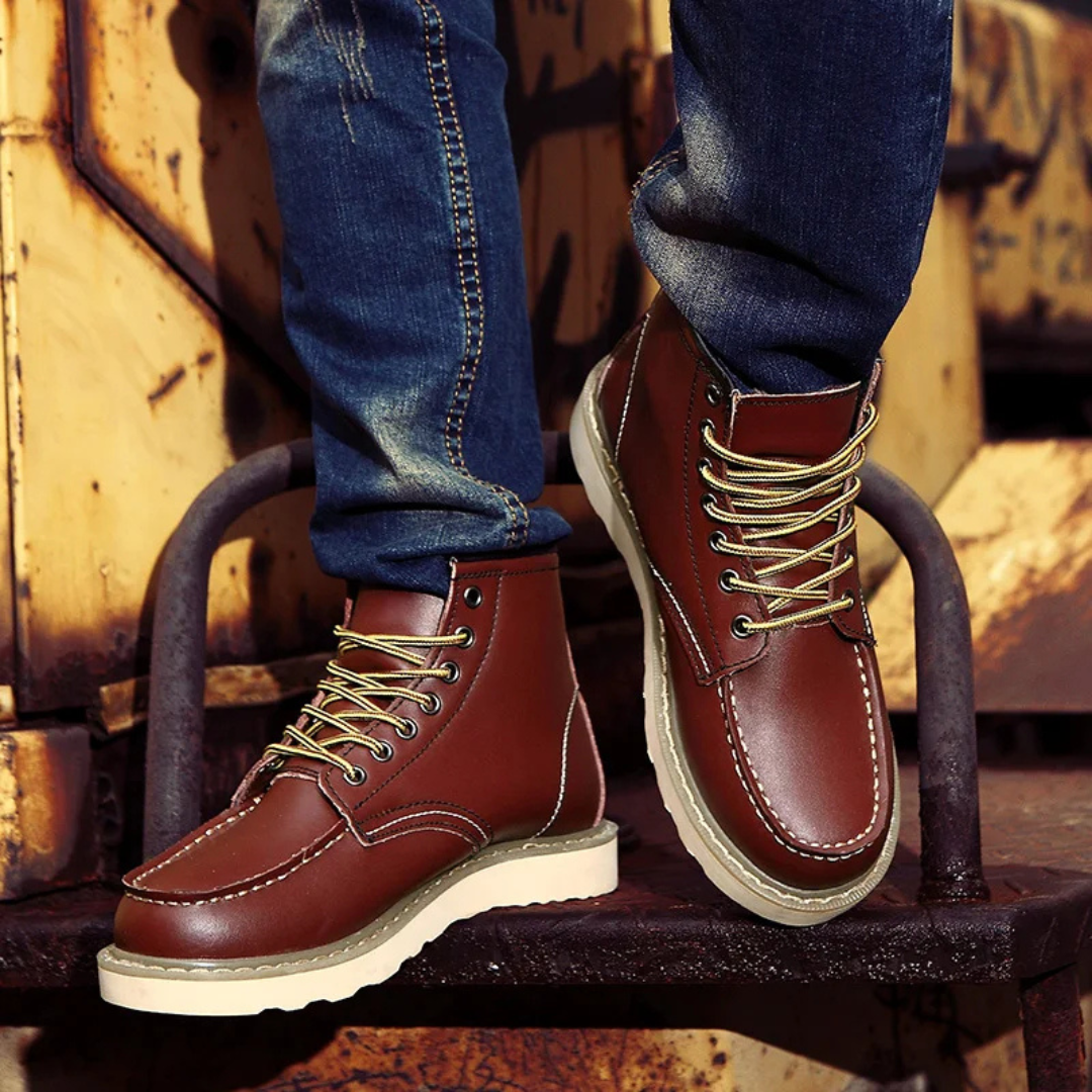 Cole | Botas de piel vintage