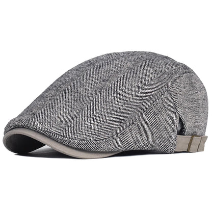 Marcos | Boina moderna para hombre con diseño en espiga