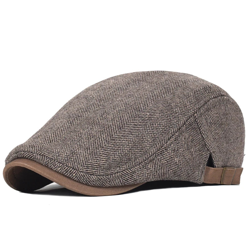 Marcos | Boina moderna para hombre con diseño en espiga