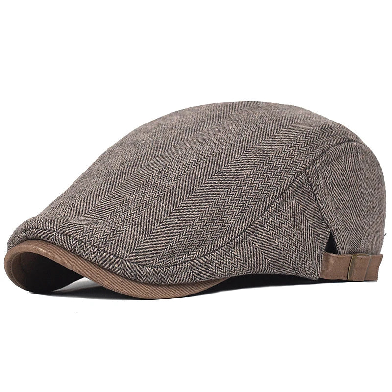 Marcos | Boina moderna para hombre con diseño en espiga
