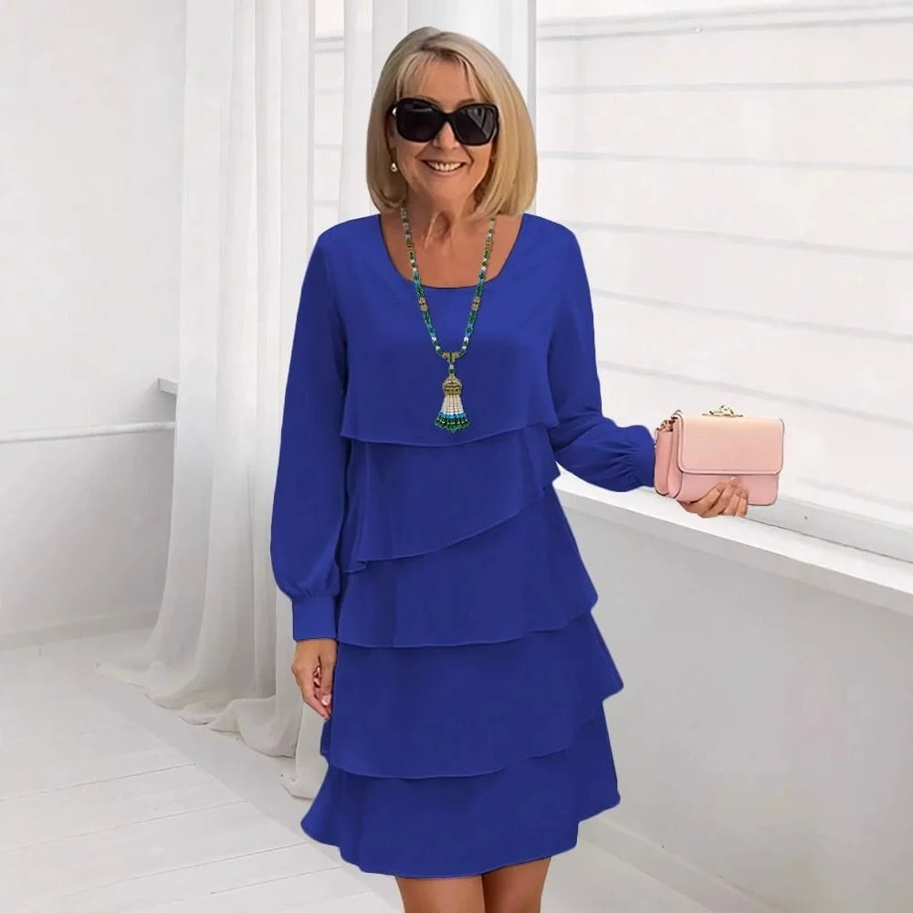 Madelein – Vestido elegante y vaporoso con volantes