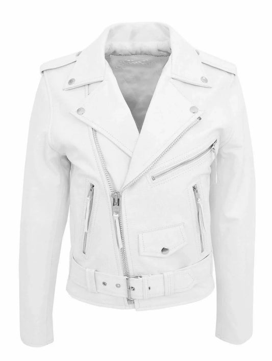 Austin |Elegante chaqueta bomber de cuero
