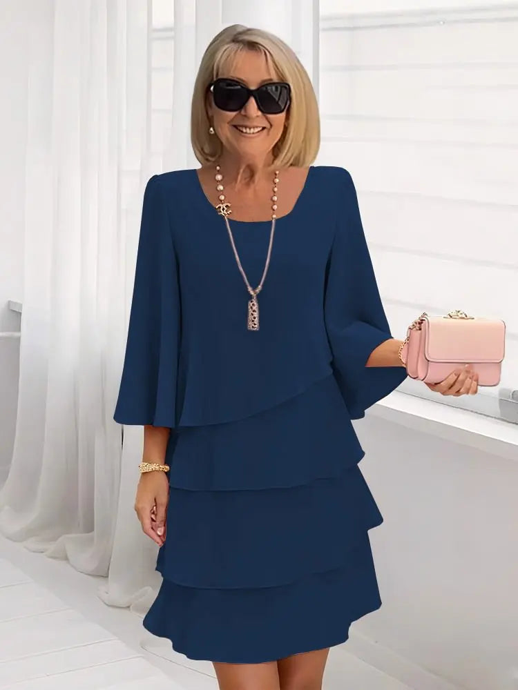 Maria™ – Vestido elegante y vaporoso con volantes