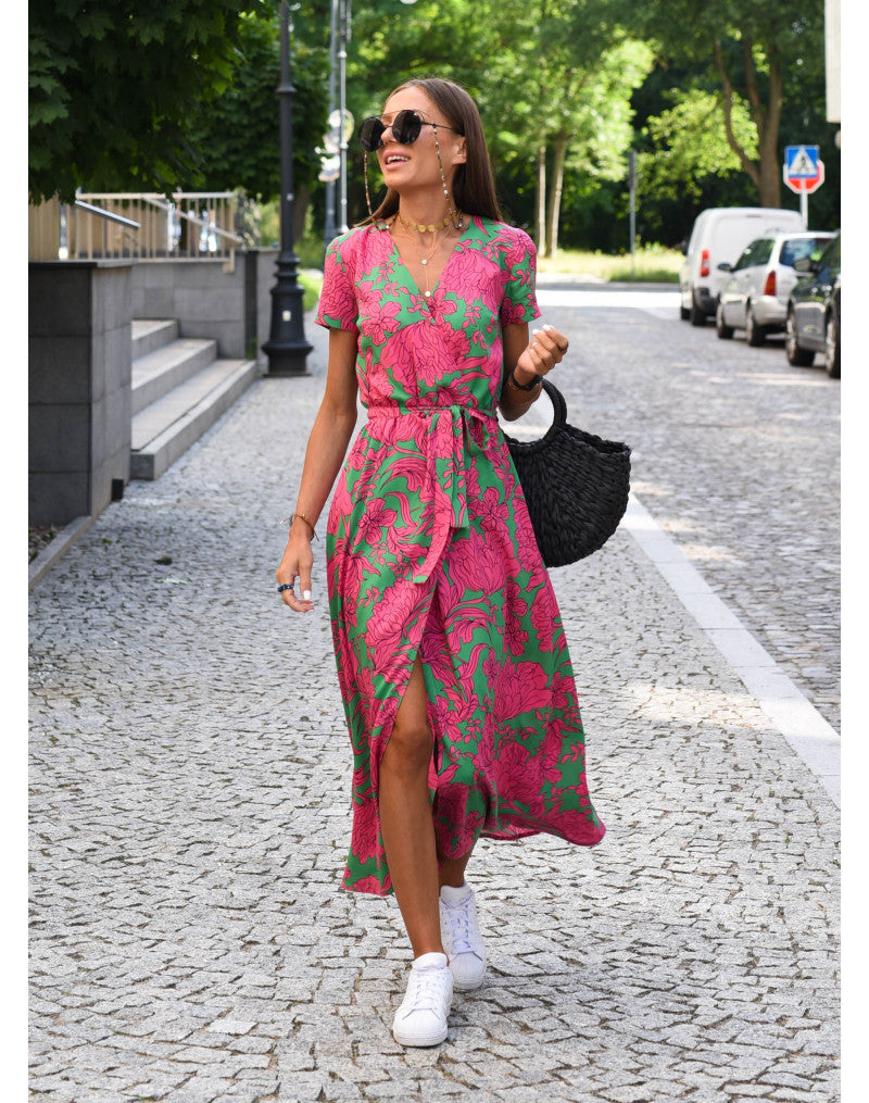 Alessandra | Vestido Floral Moderno