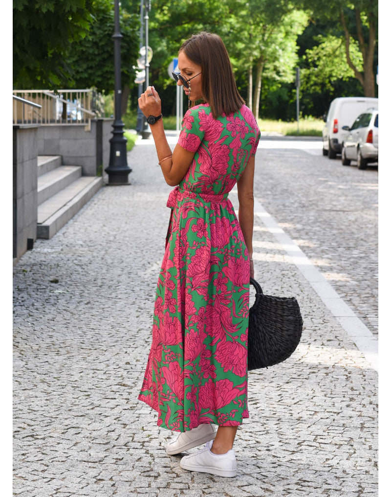 Alessandra | Vestido Floral Moderno