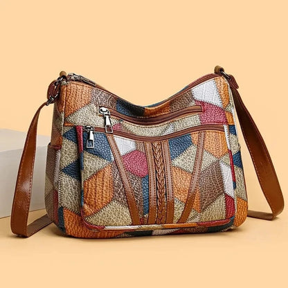 Solara | Bolso de piel con mosaico