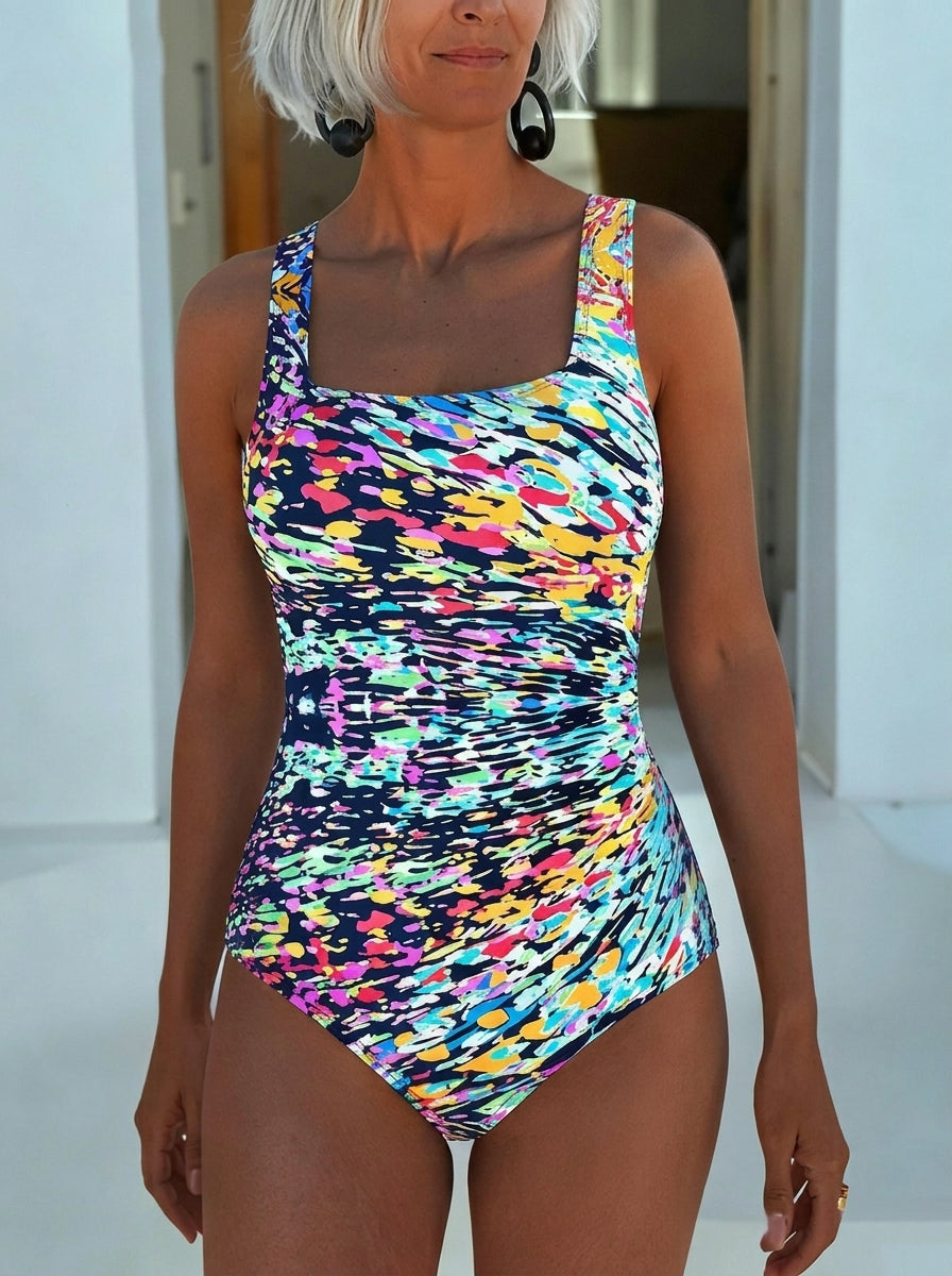 Carolina - Bañador Entero con Estampado Multicolor