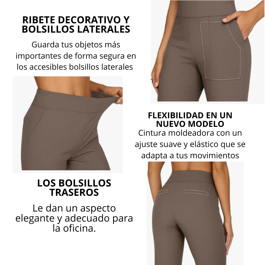 Calista | Pantalon elegante en jersey suave