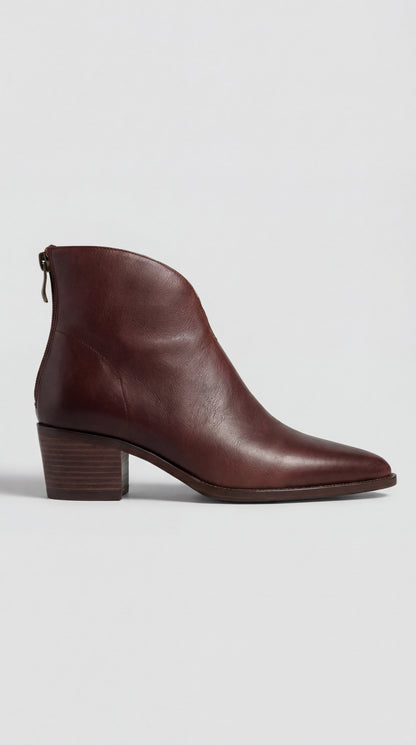 Botines Cristina de tacón bajo