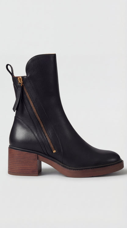 Bota Valeria con tacón cómodo