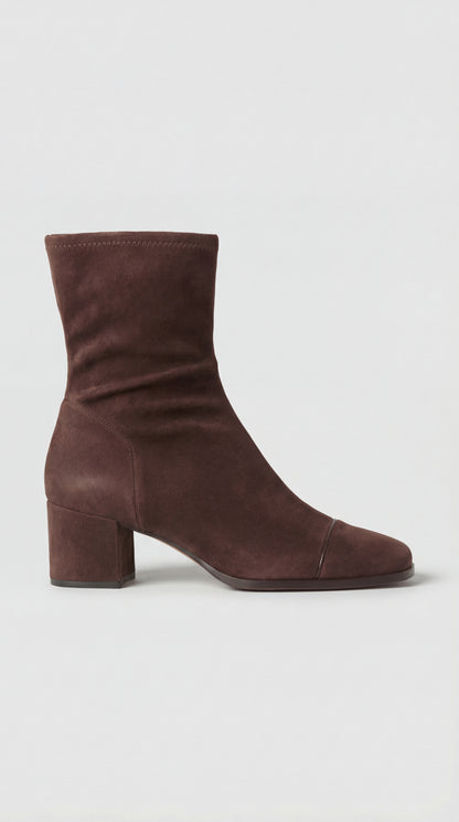 Botines Isaline elegantes con tacón cuadrado