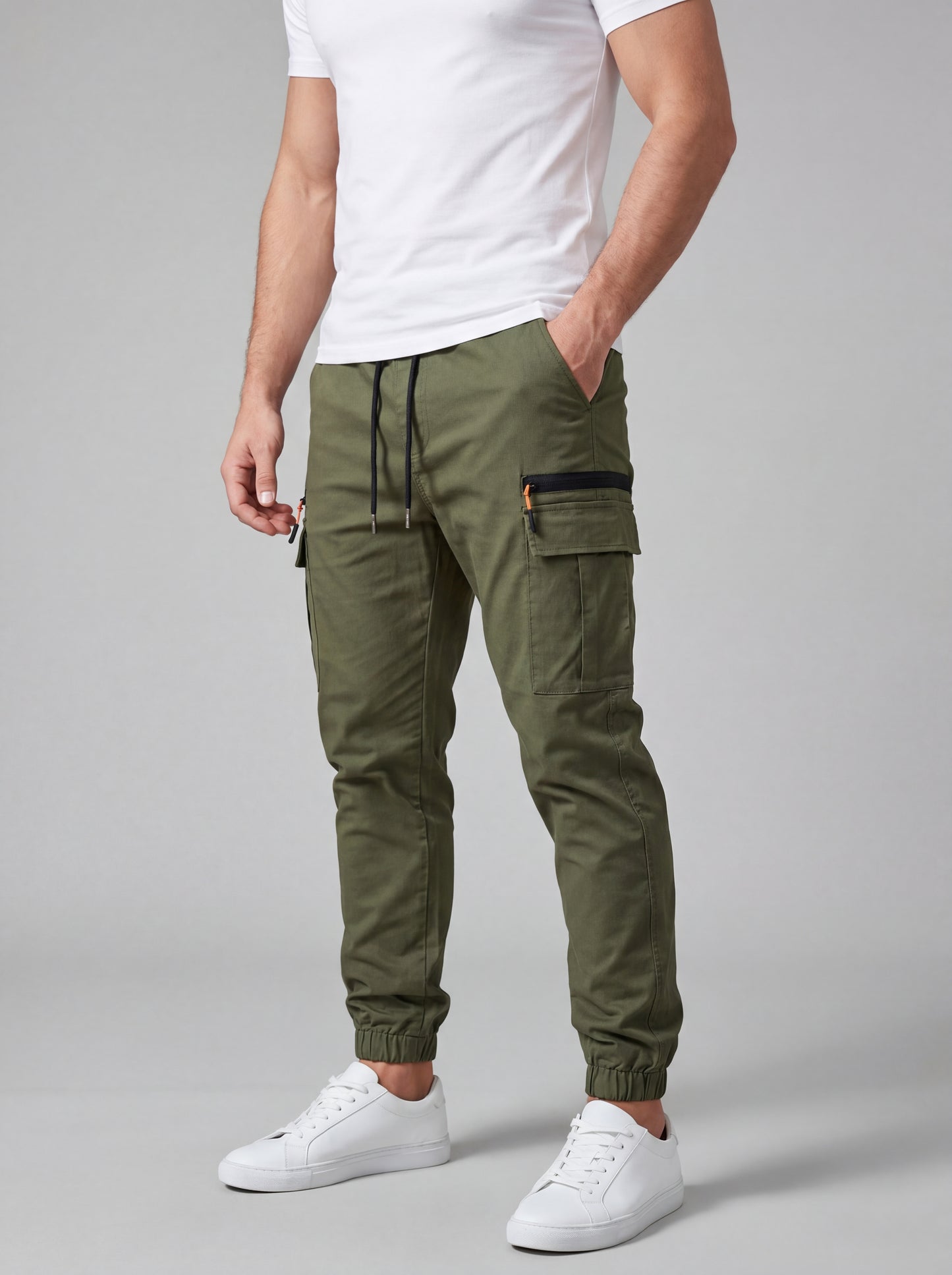 Paco | Pantalones jogger elásticos Cargo para hombre