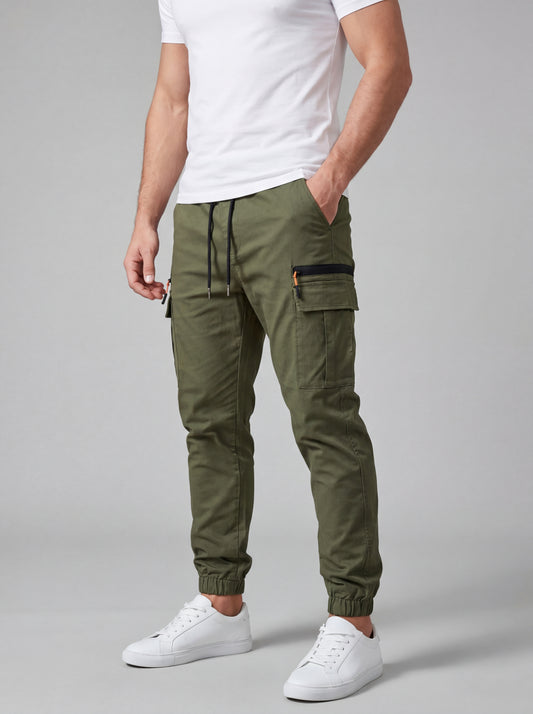 Paco | Pantalones jogger elásticos Cargo para hombre