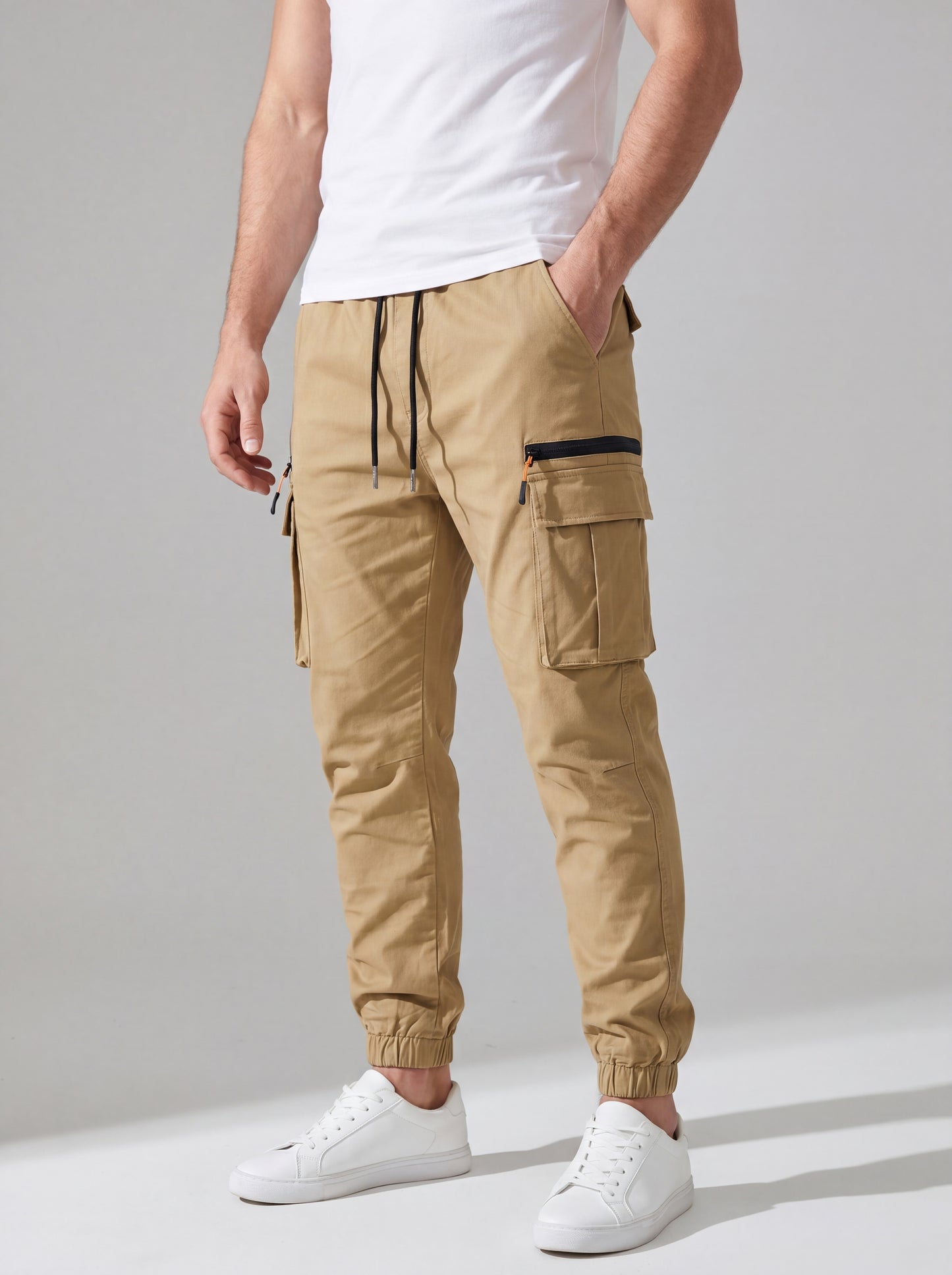 Paco | Pantalones jogger elásticos Cargo para hombre