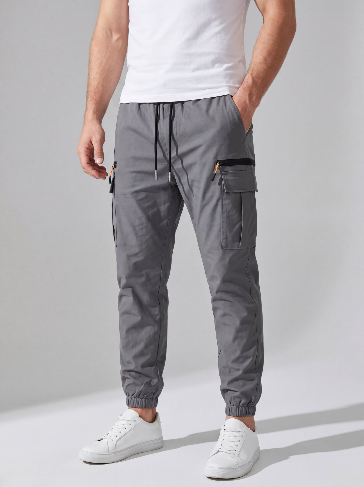 Paco | Pantalones jogger elásticos Cargo para hombre