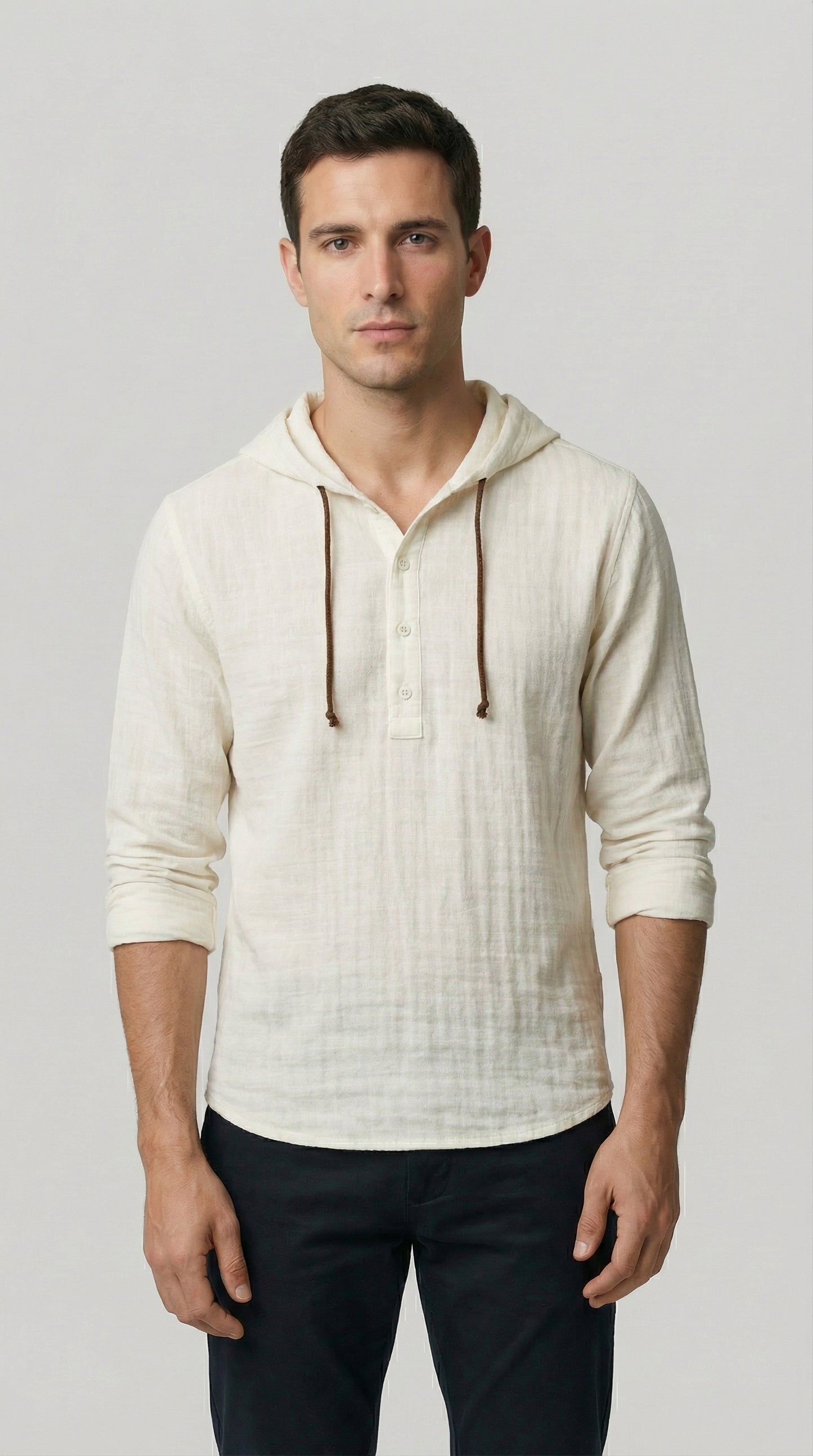 Daniel | Camisa tipo polo con capucha