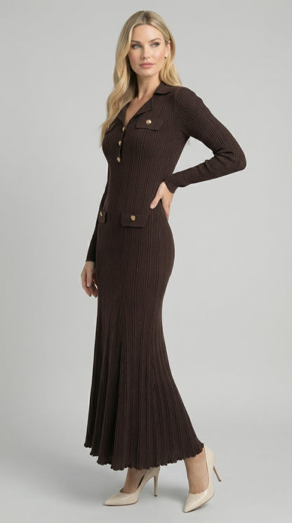Vestido largo de Verónica Strick