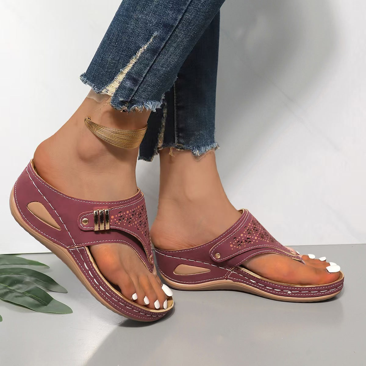 Aranza | Sandalias con cuña comodidad y sujeción