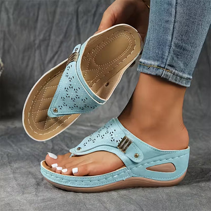 Aranza | Sandalias con cuña comodidad y sujeción