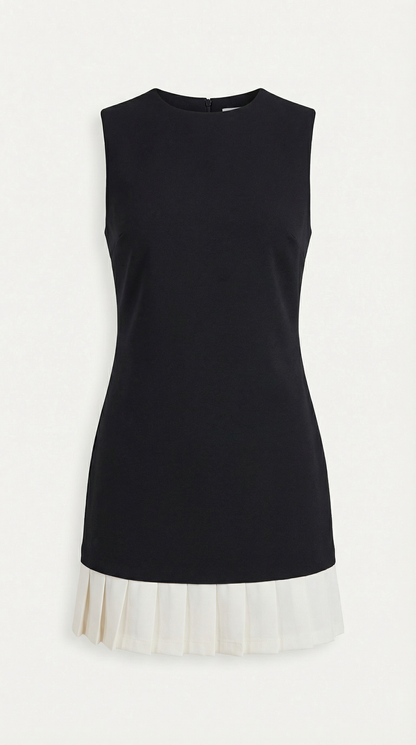 Vestido mini sin mangas de corte en A de Celine