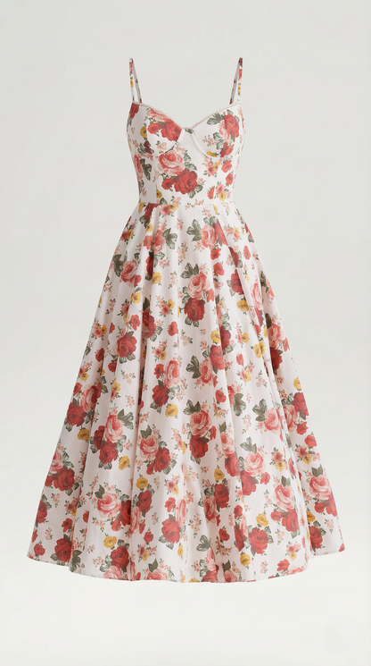 Vestido de tul y midi de Isold