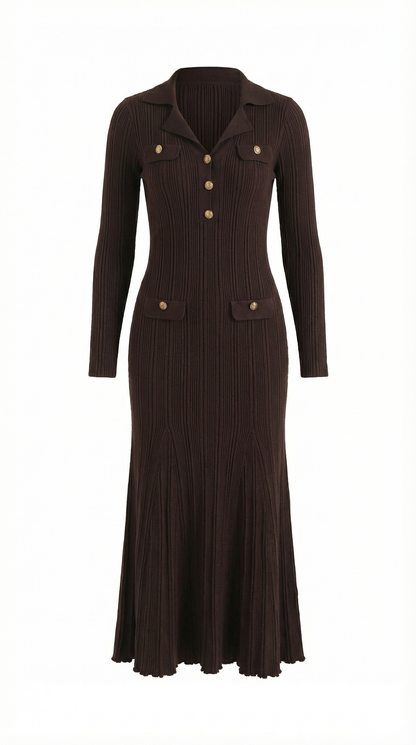 Vestido largo de Verónica Strick