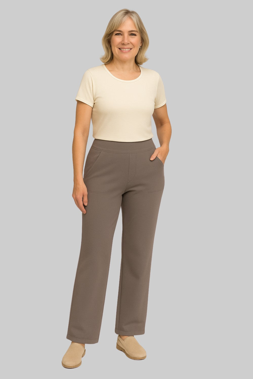 Calista | Pantalon elegante en jersey suave